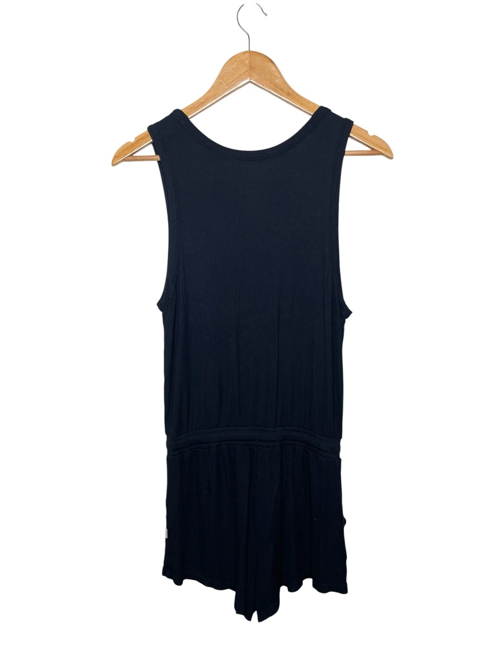 Vuori Torrey Ribbed Black Romper Sleeveless - Picture 7 of 14